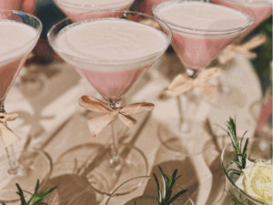 Roze mocktails