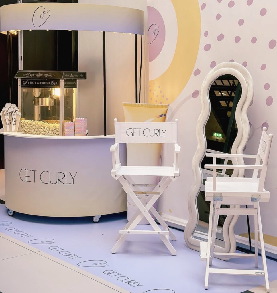 Standopbouw met producten van Thema Event